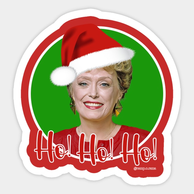 Christmas Blanche Sticker by Camp.o.rama